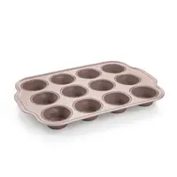 Silikónová forma s kovovým okrajom DELÍCIA, 12 muffinov