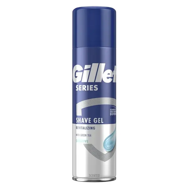 GILLETTE Series Sensitive Revitalizing Gél na holenie so zeleným čajom 200 ml