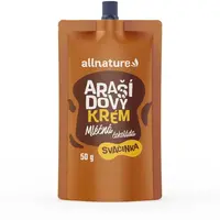 ALLNATURE Arašidový krém s mliečnou čokoládou 50 g