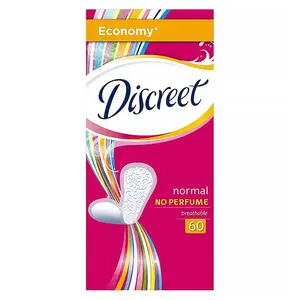 DISCREET Normal Intímky Bez Vône 60 ks
