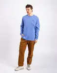 Patagonia M's L/S P-6 Logo Responsibili-Tee Abundant Blue M