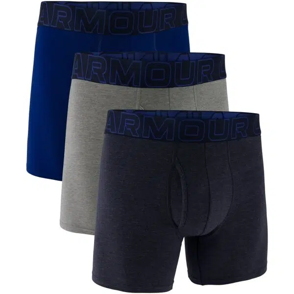 Under Armour PERF COTTON Pánské boxerky, modrá, velikost L