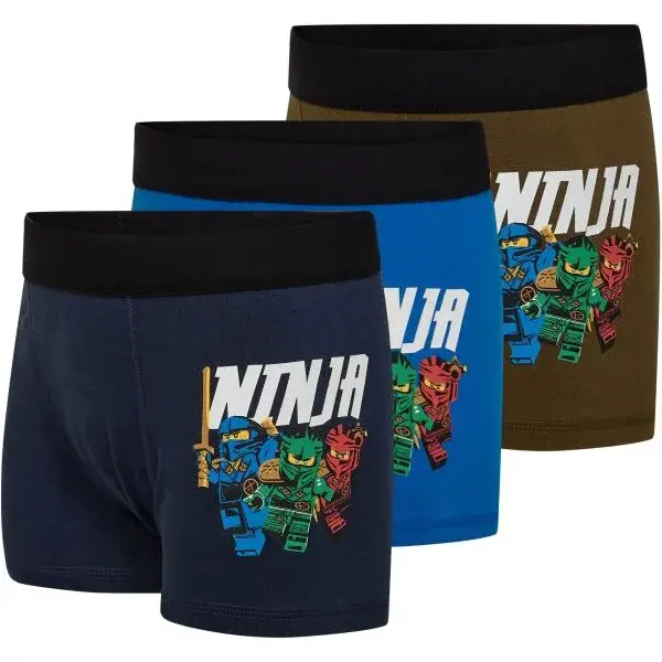 LEGO&reg; kidswear LWAGAN 702 Chlapecké boxerky, khaki, velikost 98-104