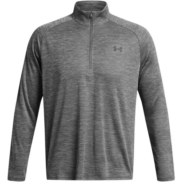 Under Armour TECH TEXTURED Pánské tričko, tmavě šedá, velikost S