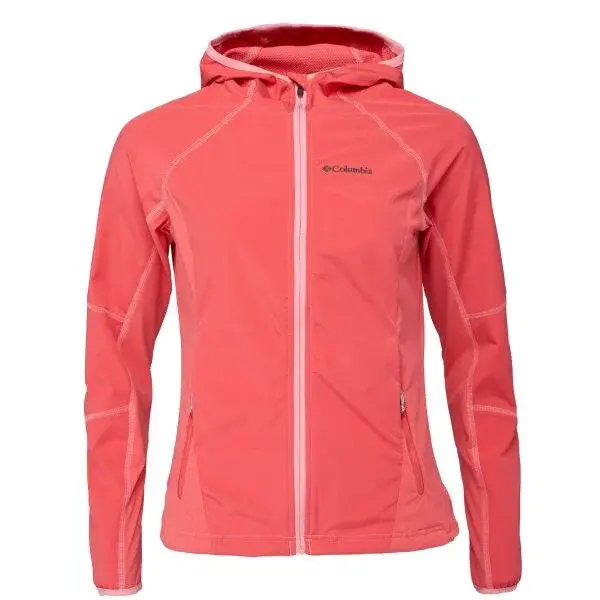 Columbia SWEET AS II W SOFTSHELL HOODIE Dámská softshellová bunda, růžová, velikost
