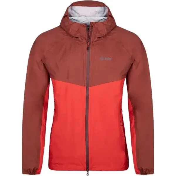 KILPI HURRICANE Pánska outdoorová bunda, červená, veľkosť XXXL