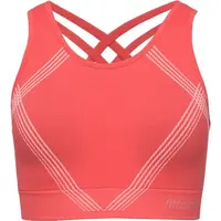 Fitforce GEMALINA Dievčenská bezšvová fitness podprsenka, lososová, veľkosť 140-146