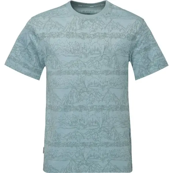 BUSHMAN CAREW Pánské triko, světle modrá, velikost