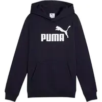 Puma ESSENTIALS NO.1 LOGO HOODIE FL B Chlapecká mikina, tmavě modrá, velikost