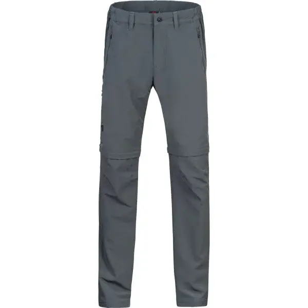 Hannah STRETCH Pánské odepínatelné kalhoty, tmavě šedá, velikost