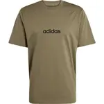 adidas LINEAR SJ TEE Pánské triko, khaki, velikost