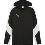 Puma TEAMEVOSTRIPE HOODED JACKET Pánská bunda, černá, velikost