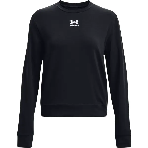 Under Armour RIVAL TERRY Dámská mikina, černá, velikost S