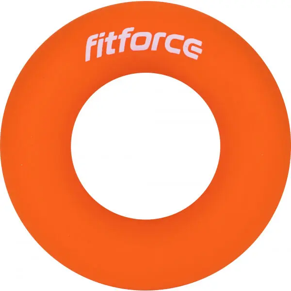 Fitforce RINGGRIP HARD Posilovací kolečko, oranžová, velikost