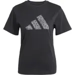 adidas ANIMAL TEE W Dámské triko, černá, velikost