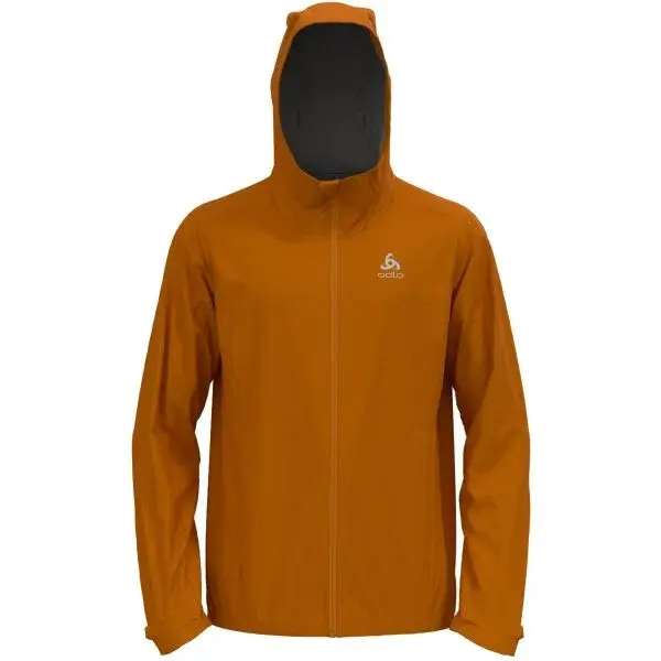Odlo AEGIS 2,5L Pánská hardshellová bunda, hnědá, velikost
