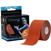 BronVit SPORT KINESIO TAPE CLASSIC Kinesio tejp, hnědá, velikost
