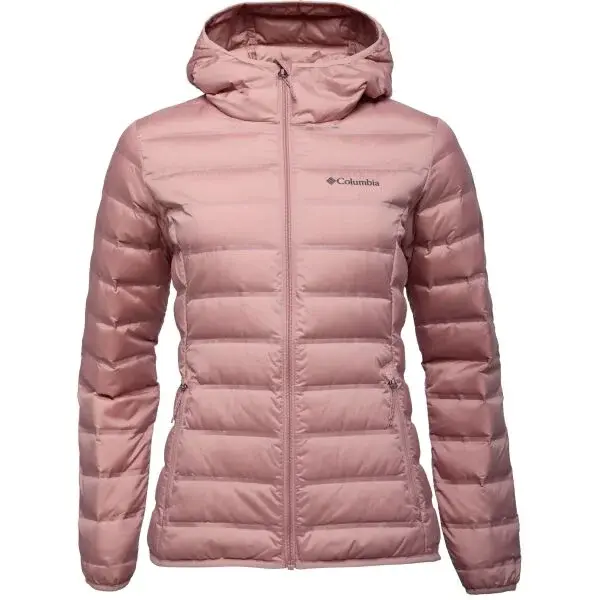 Columbia LAKE 22 II DOWN HOODED JACKET Dámská zimní bunda, růžová, velikost