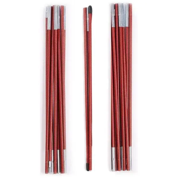 LOAP AXES 2 Tyče ke stanu, červená, velikost