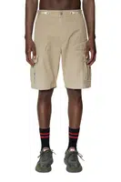 Diesel Krátke nohavice - P-JOFFE-SHO SHORTS béžové
