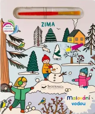 Malování vodou - Zima