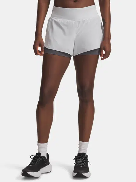 Dámské kraťasy Under Armour UA Launch Pro 3in 2in1 Shorts-GRY - Dámské