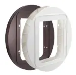 Nástavec k montáži do skla pre dvierka SureFlap pre psov - Bílá