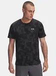 Pánské tričko Under Armour UA Launch Printed SS-GRY - Pánské
