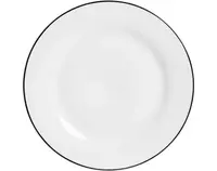 Plytký tanier 27 cm Lineo, biely%