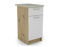 Dolná kuchynská skrinka Irma SSD40.82, dub artisan/biela%