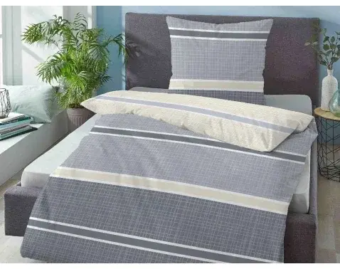 Obliečky linón Nora, pruhované%