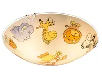 Stropné detské osvetlenie Kiddy 30 cm, zvieratká%