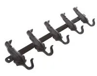 Nástenný vešiak Liatinoví psíci, 5x háčik%