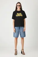 Bavlněné tričko Medicine dámské, černá barva