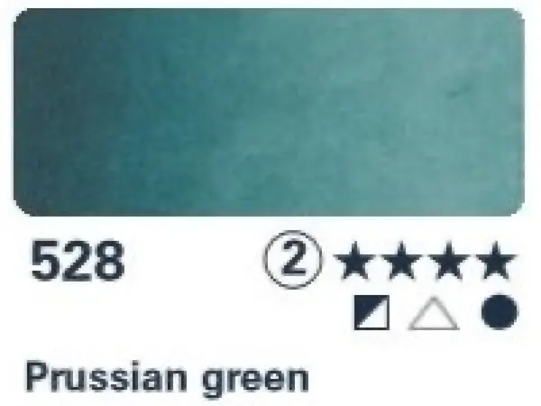 Akvarelová barva Horadam 1/2 – 528 Prussian green