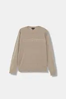 Dětský vlněný svetr Emporio Armani béžová barva, EB000808 AF18839