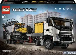 Nákladní auto Volvo FMX a elektrický bagr Volvo EC230 - LEGO Technic (42175)