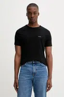 Bavlněné tričko Paul Smith 3-pack pánské, černá barva, M1A-389-M3PK