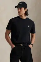 Bavlněné tričko Polo Ralph Lauren pánské, černá barva, 710916698