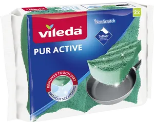 VILEDA PUR Active Houbička střední 2 ks