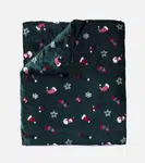 Gemre Green blanket with Christmas patterns Dublin