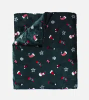 Gemre Green blanket with Christmas patterns Dublin