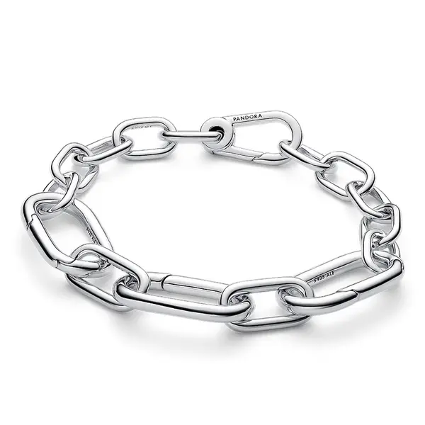 Pandora Výrazný článkový náramek ze stříbra na přívěsky Me 593854C00 17,5 cm