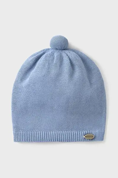 Kojenecká čepice Mayoral Newborn modrá barva, 9936