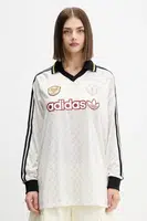 Tričko s dlouhým rukávem adidas Originals Retro béžová barva, KA4381
