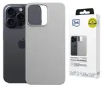 Zadní kryt 3mk Hardy MagSilicone pro Apple iPhone 16 Pro, titanium natural