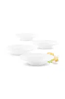 Sada talířů Rosendahl Bubbles 25 cm 4-pack bílá barva