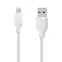Kabel OBAL:ME Simple USB-A/Lightning 1m, bílá