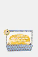 Kosmetická taška women'secret 2-pack modrá barva, 4842930