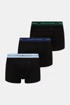 Boxerky Tommy Hilfiger 3-pack pánské, černá barva, UM0UM02763